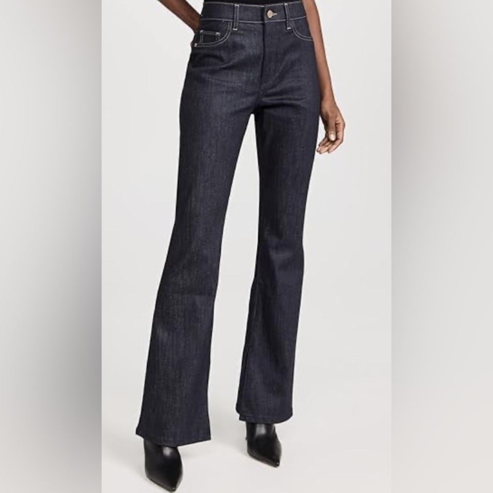 Authentic DL1961 Indigo Instasculpt Bridget Boot Jeans sz 33